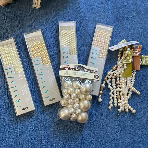 Other - Assorted crafting pearls, new